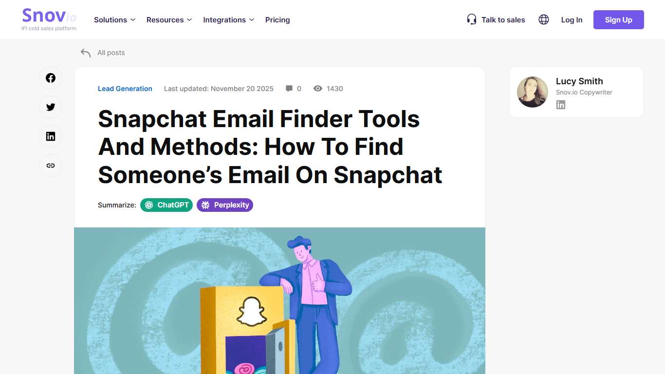 Snapchat Email Finder Tools And Methods: How To Find Someone’s Email On Snapchat
